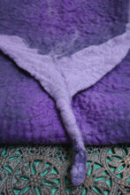 Load image into Gallery viewer, Nuno-felted Chiffon scarf