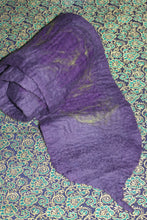 Load image into Gallery viewer, Nuno-felted Chiffon Scarf
