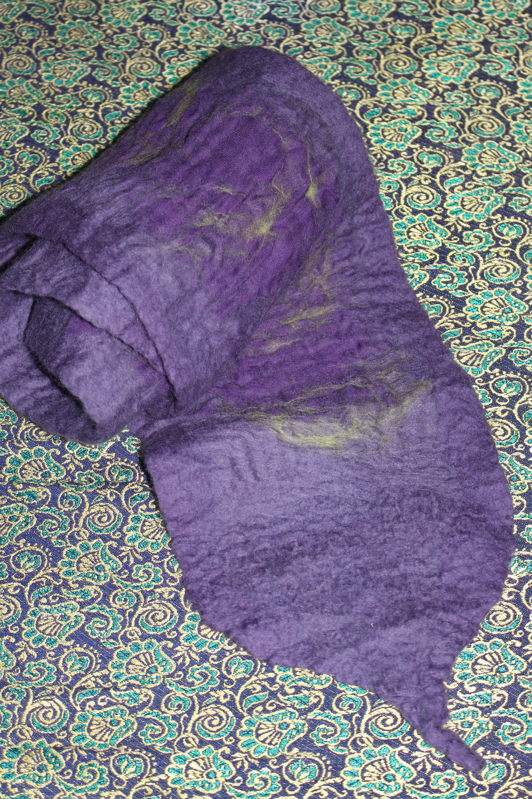 Nuno-felted Chiffon Scarf