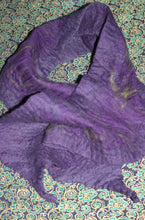 Load image into Gallery viewer, Nuno-felted Chiffon Scarf
