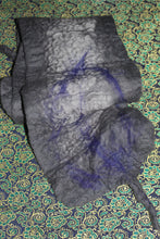 Load image into Gallery viewer, Nuno-felted Chiffon Scarf
