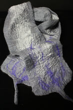 Load image into Gallery viewer, Nuno-felted Chiffon Scarf
