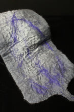 Load image into Gallery viewer, Nuno-felted Chiffon Scarf

