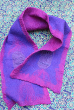 Load image into Gallery viewer, Nuno-felted Chiffon Scarf (short)
