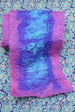 Load image into Gallery viewer, Nuno-felted Chiffon Scarf (short)
